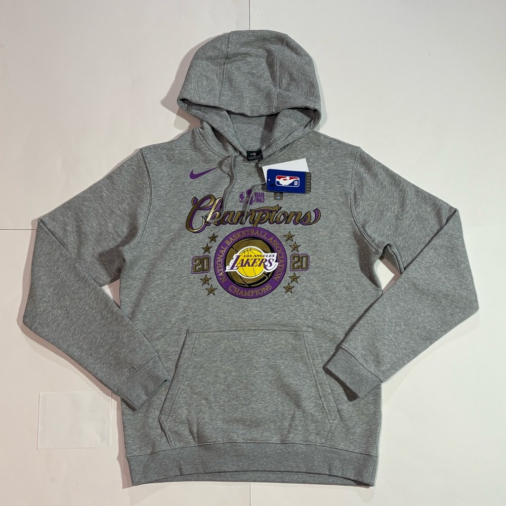 Nike Los Angeles LA Lakers 2020 NBA Finals Champions Locker Room Pullover Hoodie